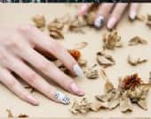 84 konad gel Polish Cool Gray