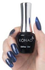 77 konad gel Polish Glitter Dark Blue