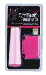 חותמת 2 צדדים + שפכטל - Two Way Stamp and Scraper