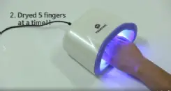 מנורת לד לייבוש ציפורניים PRONAIL