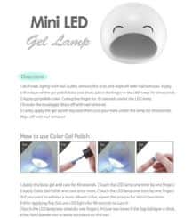 ﻿מנורת לד מיני - MINI LED GEL LAMP