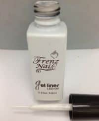 ג'ל לק nfu.oh/frenz nail צבע לבן טיפקס עם מכחול ליינר לפרנץ' ולציור