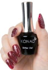 ג'ל לק 89 Glitter White snow