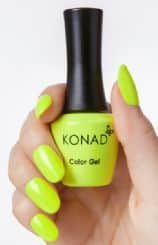 ג'ל לק konad gel NEON YELLOW 66
