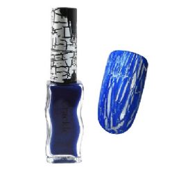 לק מתפוצץ כחול/תכלת crackle polish