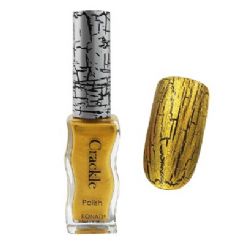 לק מתפוצץ זהב crackle polish